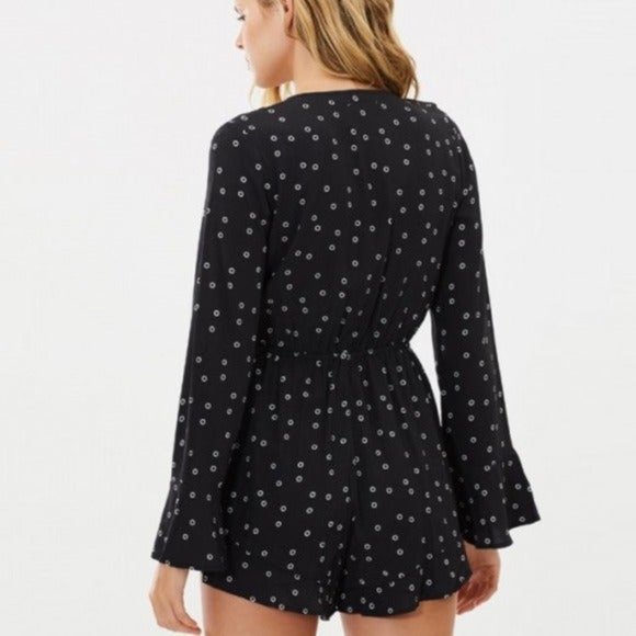 Charlie Holiday Harry Playsuit Black Speckle Romper - Picture 2 of 5